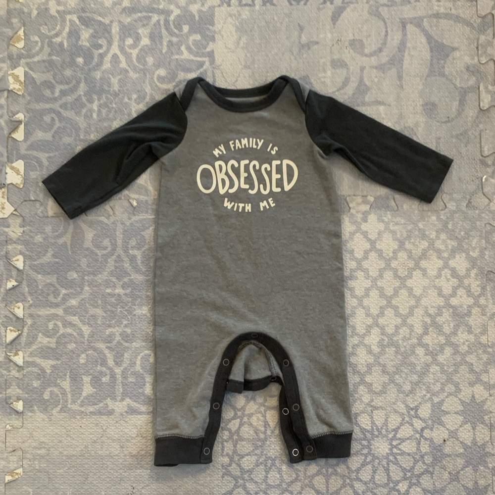 3-6 month Button Onesie